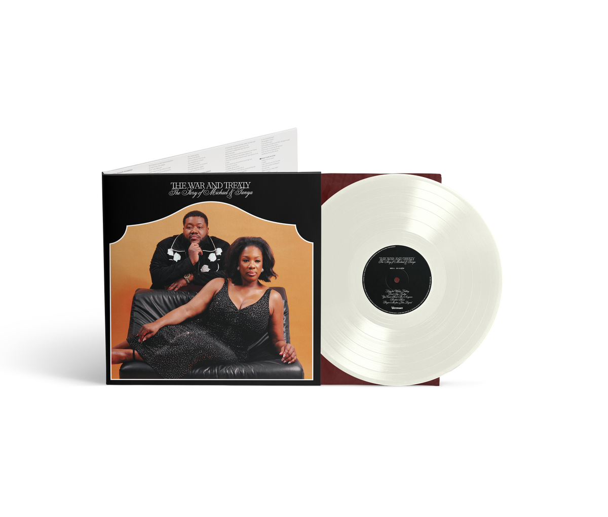 The Story of Michael and Tanya on White Vinyl