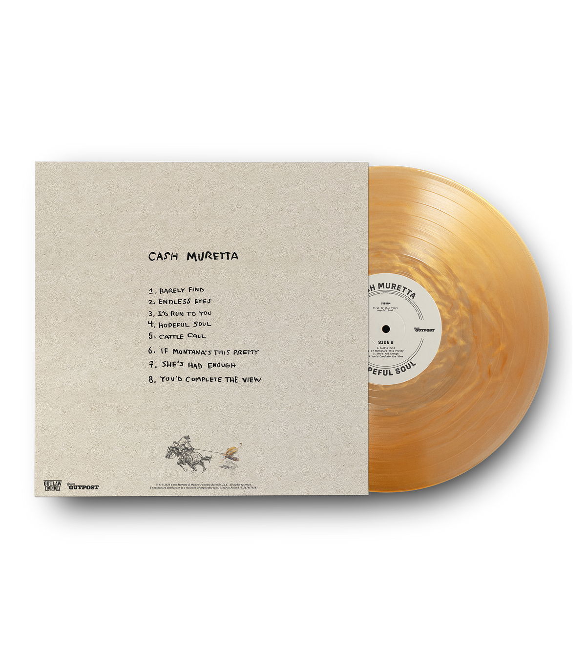 Hopeful Soul (Signed Mirror Gold Vinyl) - First Edition